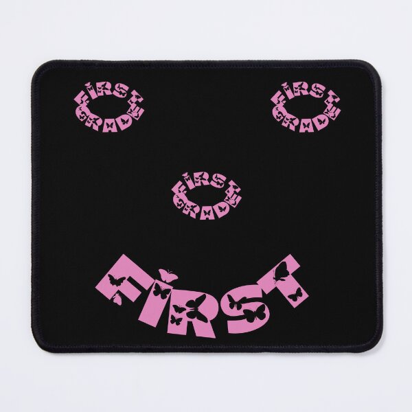 Item preview, First Grade Smiley Face butterfly font designed and sold by India2022.