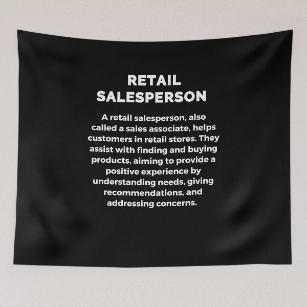Item preview, The Definition of Retail Salesperson designed and sold by ioankoll213.