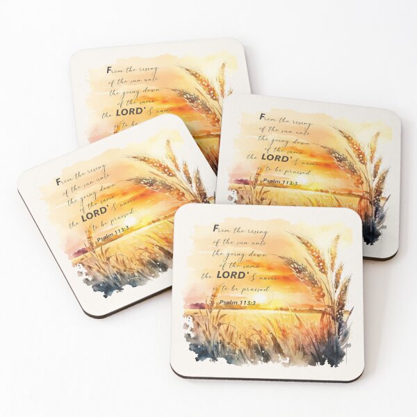 Item preview, Sunrise sunset Psalms 113:3 designed and sold by WideIsTheGate.
