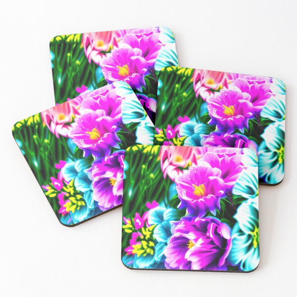 Item preview, Neon flowers designed and sold by Glenbobagins.