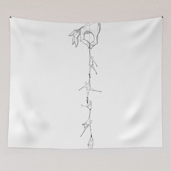 Item preview, People hanging from Hand designed and sold by jcg76.