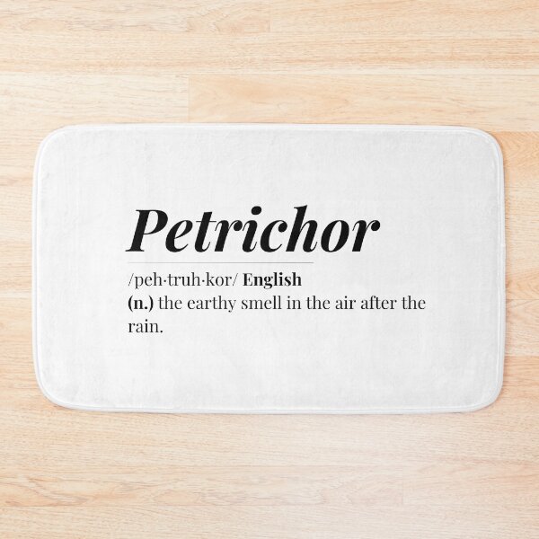 Item preview, Petrichor Word Definition  designed and sold by Feather n'  Ink.