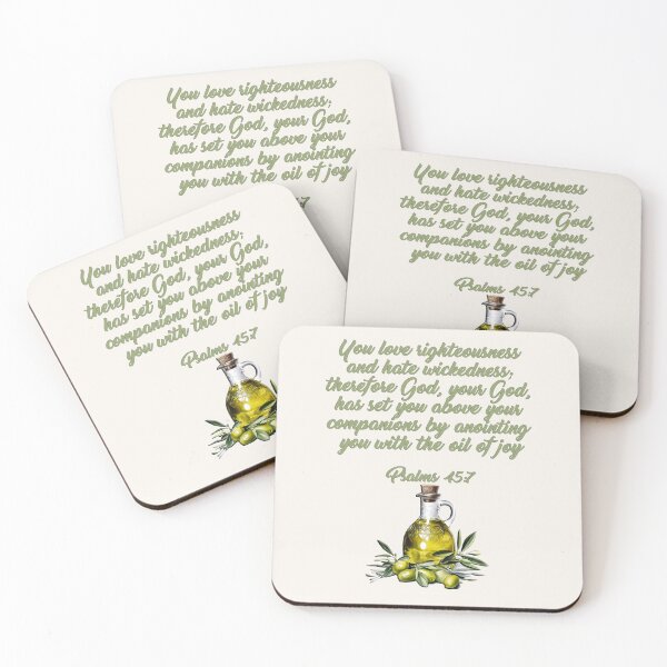 Item preview, Olive Oil Psalms 45:7 designed and sold by WideIsTheGate.