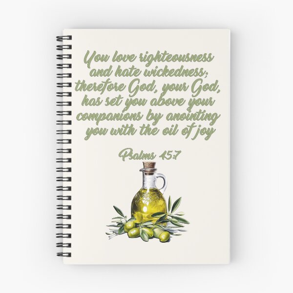 Item preview, Olive Oil Psalms 45:7 designed and sold by WideIsTheGate.