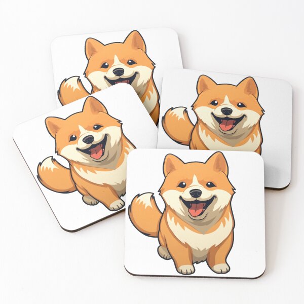 Item preview, cute simple shiba designed and sold by PrintDesignLab.