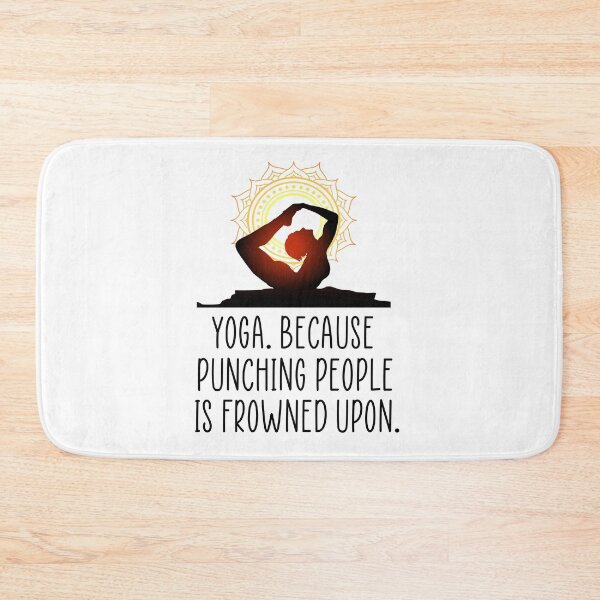 Item preview, Yoga funny quote designed and sold by Ashtreemeadow.