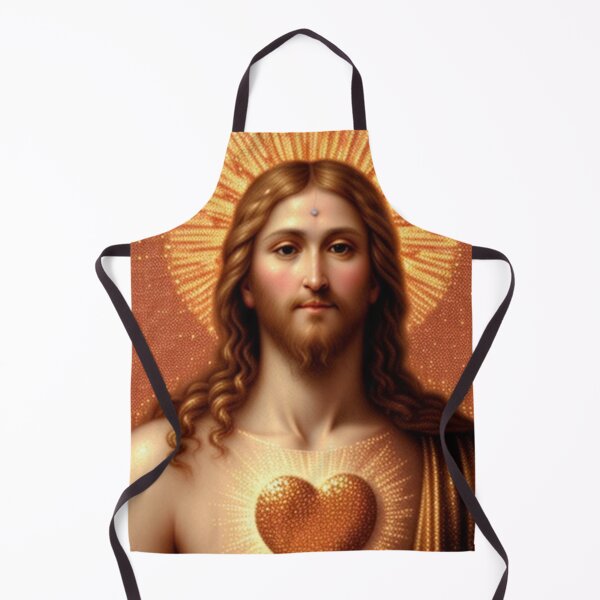 Artikelvorschau, Sacred Heart of Jesus  rose gold  entworfen und verkauft von Roxburylane.