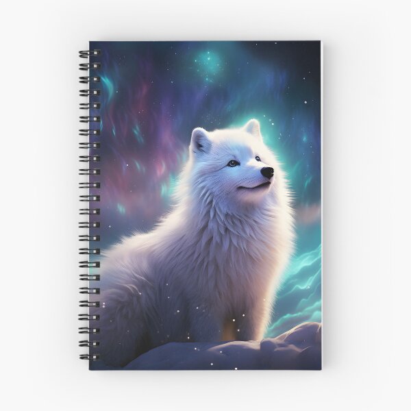 Item preview, Aurora Borealis Encounter: Enchanted Arctic Fox designed and sold by MystiCanvas.
