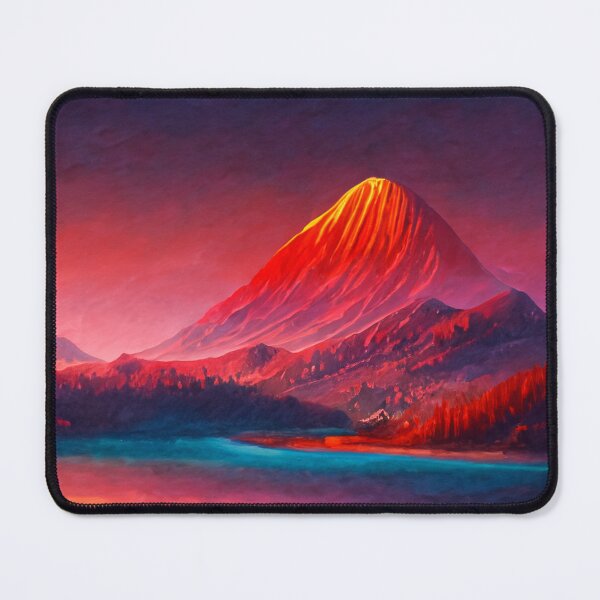 Item preview, Mountain Scene at Sunset designed and sold by ArtFactoryAI.