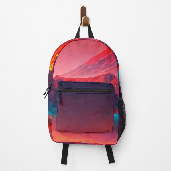 Item preview, Mountain Scene at Sunset designed and sold by ArtFactoryAI.