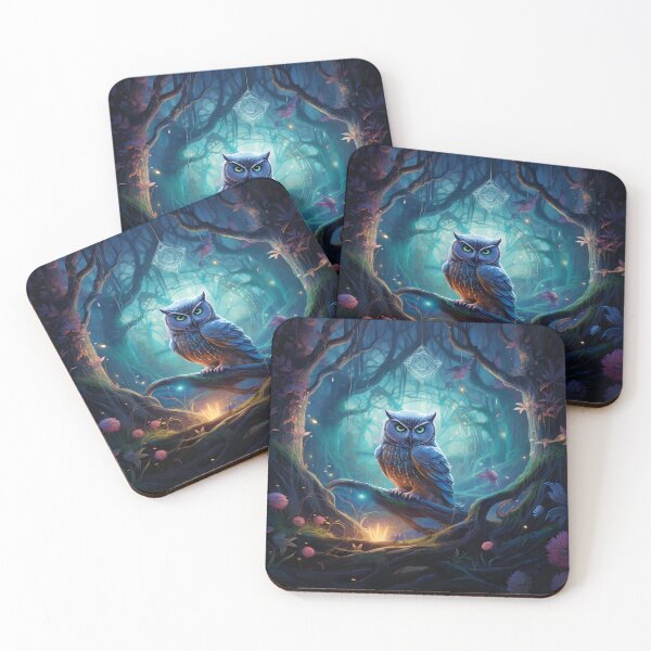 Item preview, Mystic Forest Adventure with Elderwise Owl designed and sold by MystiCanvas.
