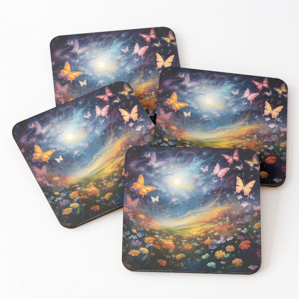Item preview, Graceful Flight of the Celestial Butterflies designed and sold by MystiCanvas.