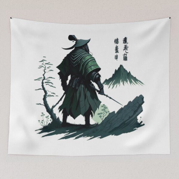 Item preview, The Spirit of Samurai: Contemplating the Mountain designed and sold by ProductArtistry.
