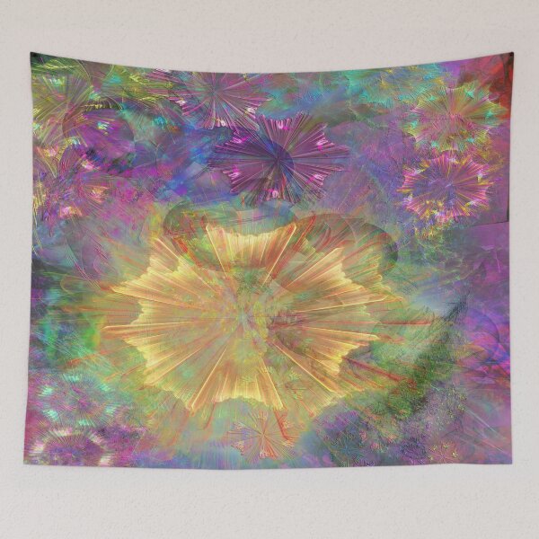 Item preview, Flowerworks (Square Version) - By John Robert Beck designed and sold by studiobprints.