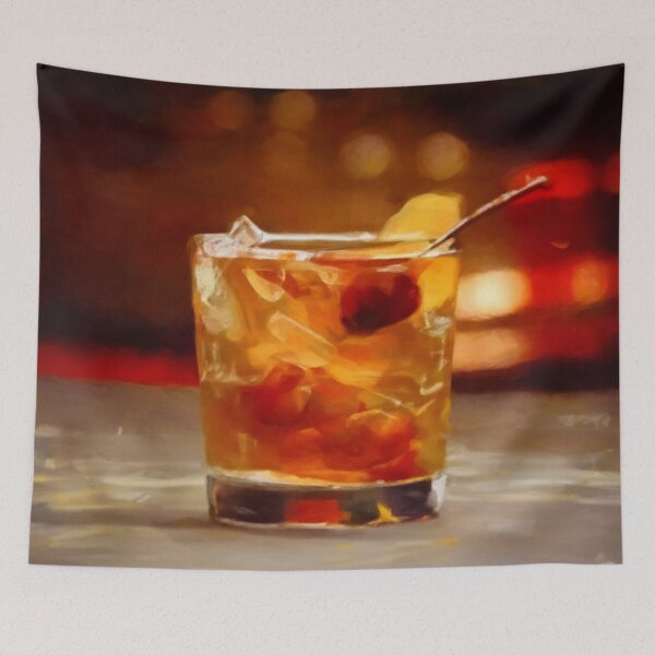 Item preview, Old Fashioned Cocktail designed and sold by ArtFactoryAI.