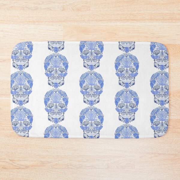 Item preview, Blue Seashell Skull designed and sold by Alyssa Lennox.