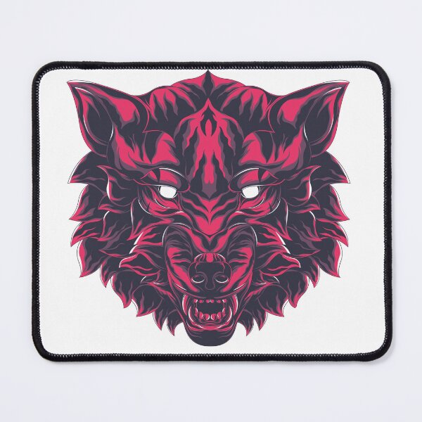 Item preview, big bad wolf illustration red color designed and sold by TYTOS-SHOP.