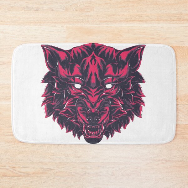 Item preview, big bad wolf illustration red color designed and sold by TYTOS-SHOP.