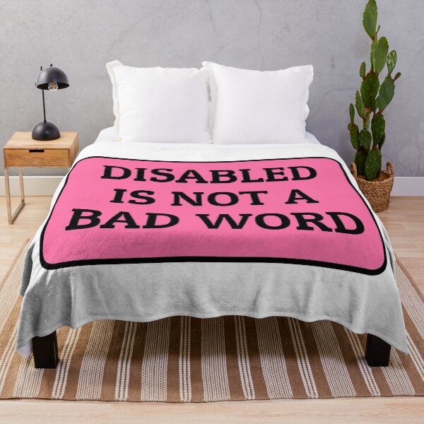 Item preview, Disabled Is Not A Bad Word   designed and sold by Inspirationmotivation.