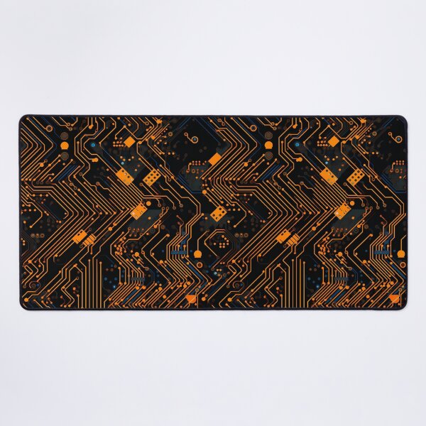 Item preview, Orange and Black Circuitry designed and sold by Skolyak.