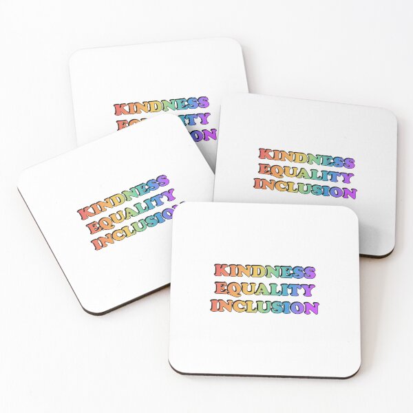 Item preview, Kindness Equality Inclusion LGBT Pride designed and sold by Inspirationmotivation.