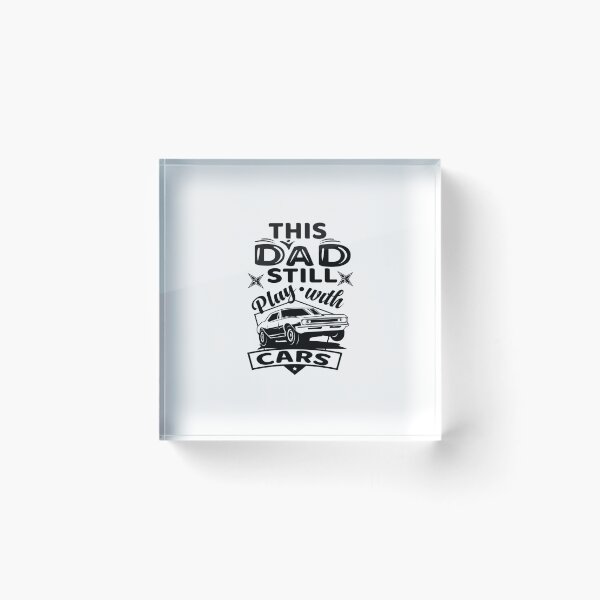 Item preview, Dad's Timeless Ride: Still Plays with Cars designed and sold by Rebekkahsdesign.