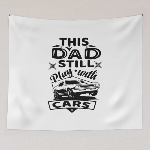 Item preview, Dad's Timeless Ride: Still Plays with Cars designed and sold by Rebekkahsdesign.