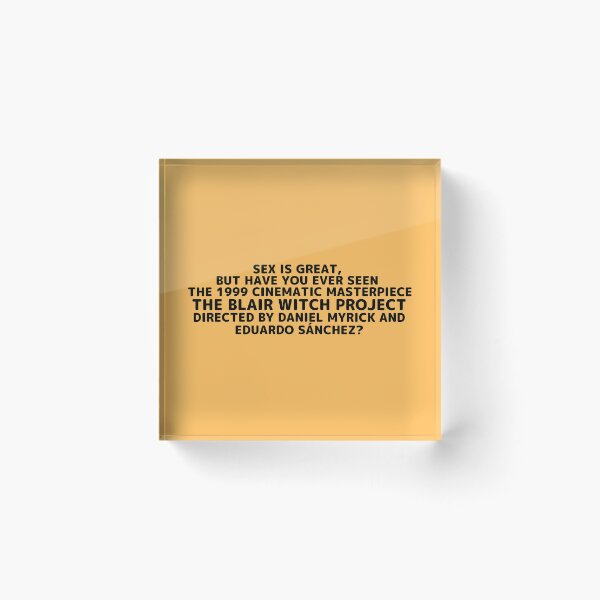 Item preview, The Blair Witch Project | Sex Is Great but Have You Ever Seen Horror Movie Director designed and sold by franklinfargo.