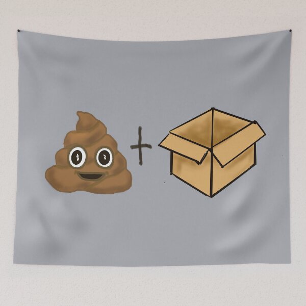 Item preview, Poop Emoji + Box designed and sold by MountMercantile.