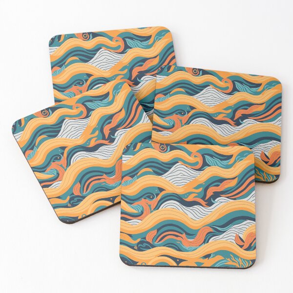 Item preview, Tangerine Wave designed and sold by BeardyD.