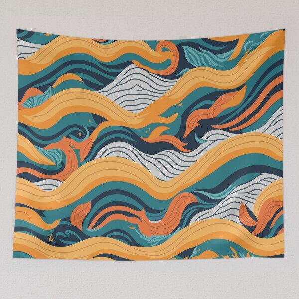 Item preview, Tangerine Wave designed and sold by BeardyD.