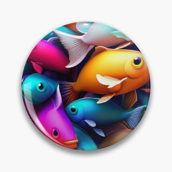 Item preview, Beautiful colorful fish 3D designed and sold by aliyehc.