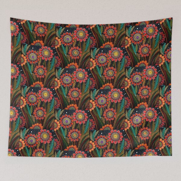 Item preview,  Colorful Dotty Daisy Flowers print designed and sold by PaperieJennifer.