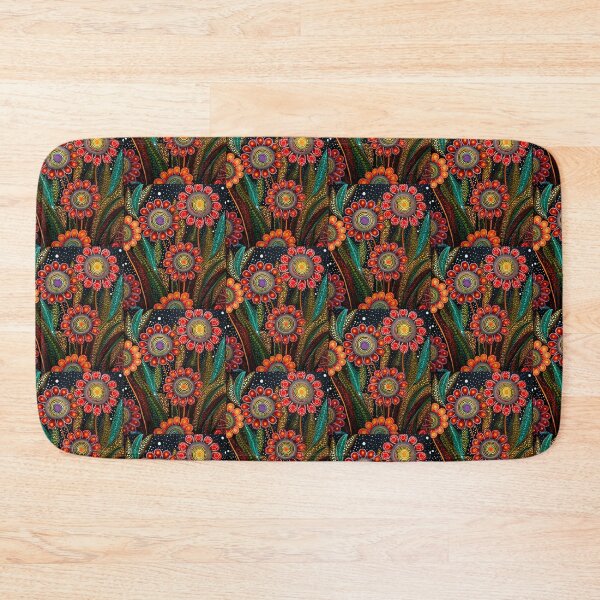 Item preview,  Colorful Dotty Daisy Flowers print designed and sold by PaperieJennifer.