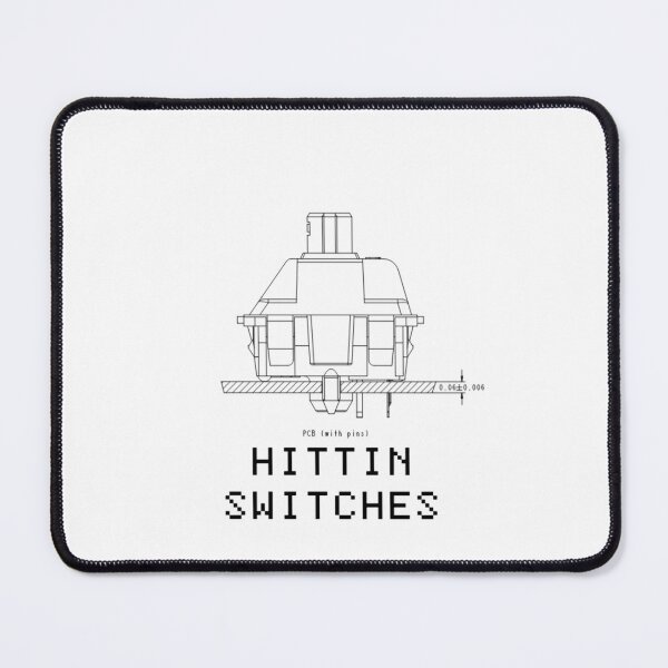 Item preview, Hittin Switches Mechanical Keyboard Diagram designed and sold by dentedart.