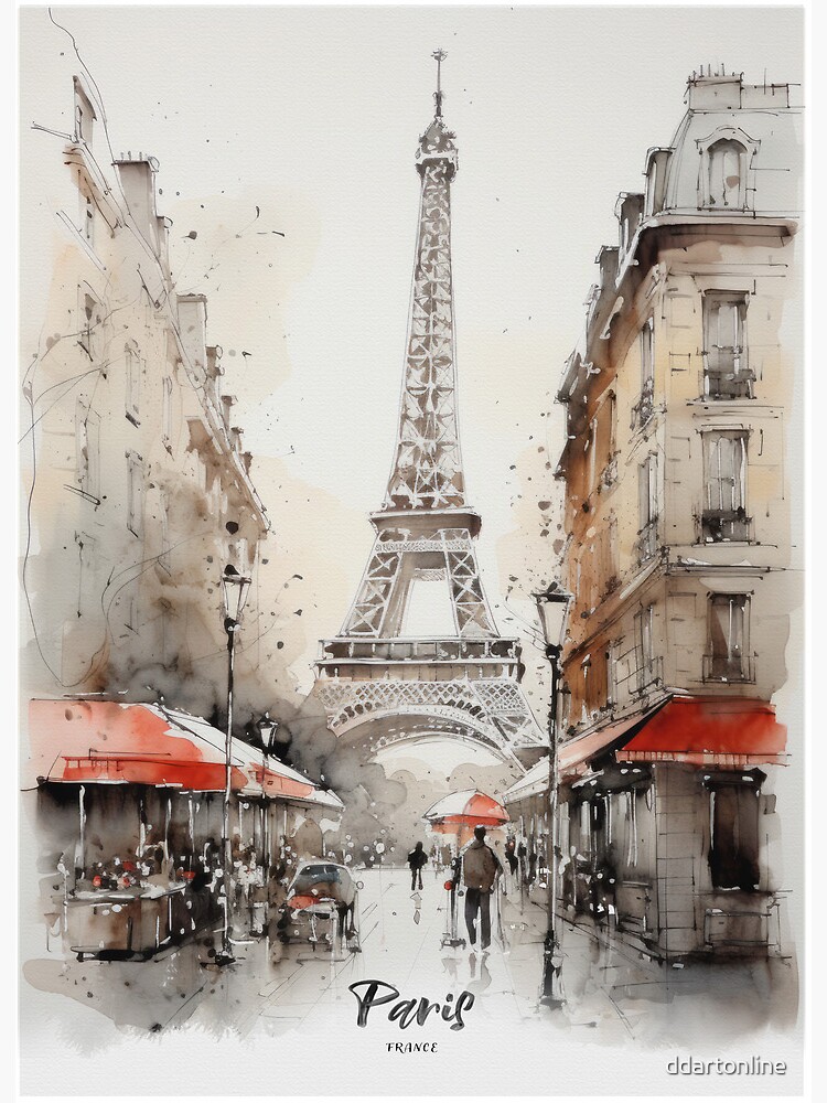 Paris France Can Can Dancer | Art Board Print