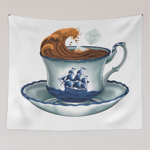 Item preview, Great Wave of Coffee designed and sold by wylie13.