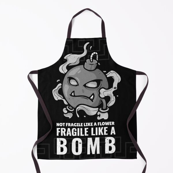 Item preview, Not Fragile Like A Flower Fragile Like A Bomb | Girl Power Boss Motivational Feminist Sayings designed and sold by lildoodleshirts.
