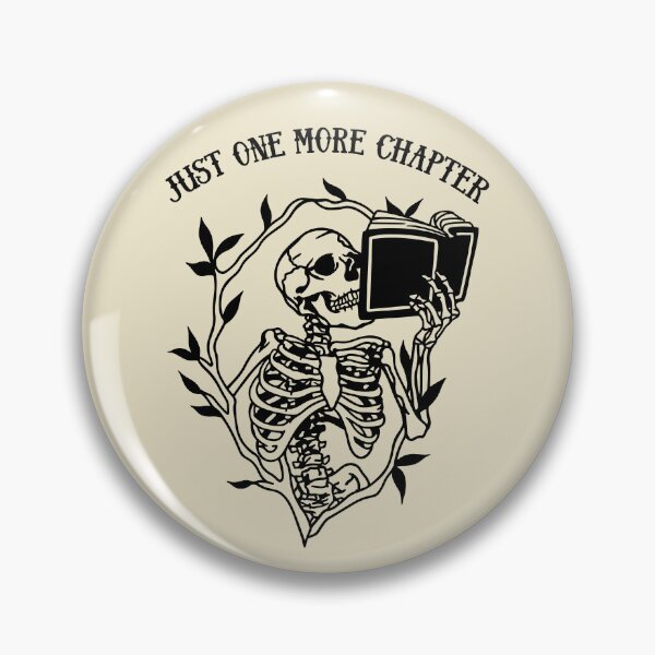 Item preview, Skeleton Reading Gothic Book Lover - Just One More Chapter designed and sold by PUFFYP.