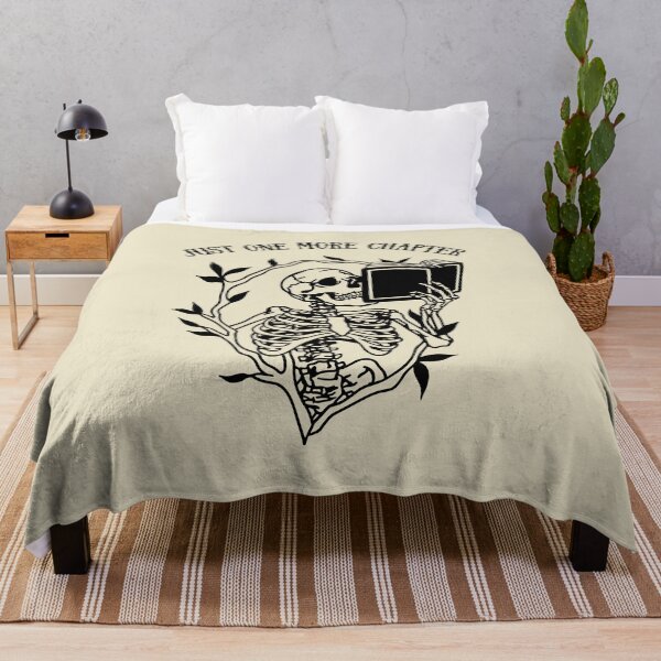 Item preview, Skeleton Reading Gothic Book Lover - Just One More Chapter designed and sold by PUFFYP.
