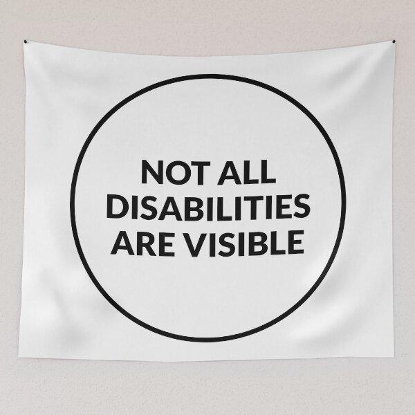 Item preview, Not All Disabilities Are Visible designed and sold by Inspirationmotivation.
