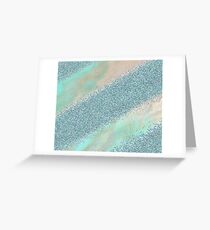 Opal unicorn rainbow Greeting Card