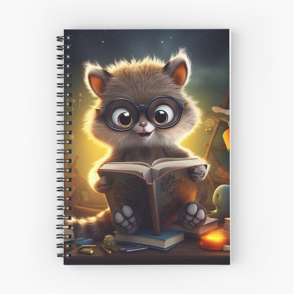 Item preview, Raccoon Critter Book Worm designed and sold by WRabbitCreation.