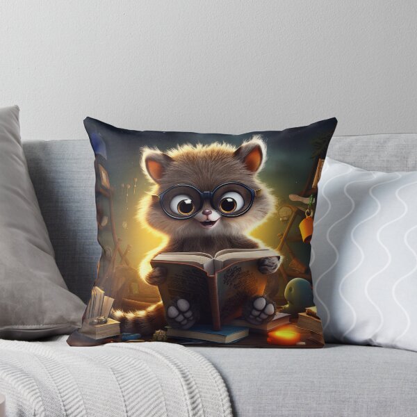 Item preview, Raccoon Critter Book Worm designed and sold by WRabbitCreation.