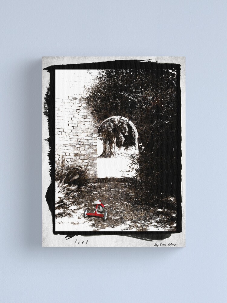 Thumbnail 2 of 3, Canvas Print, l o s t designed and sold by Ron C. Moss.
