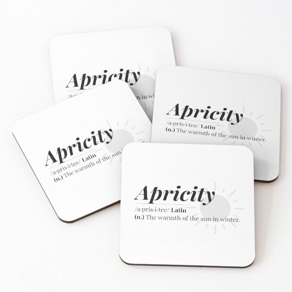 Item preview, Apricity Word Definition  designed and sold by Feather n'  Ink.