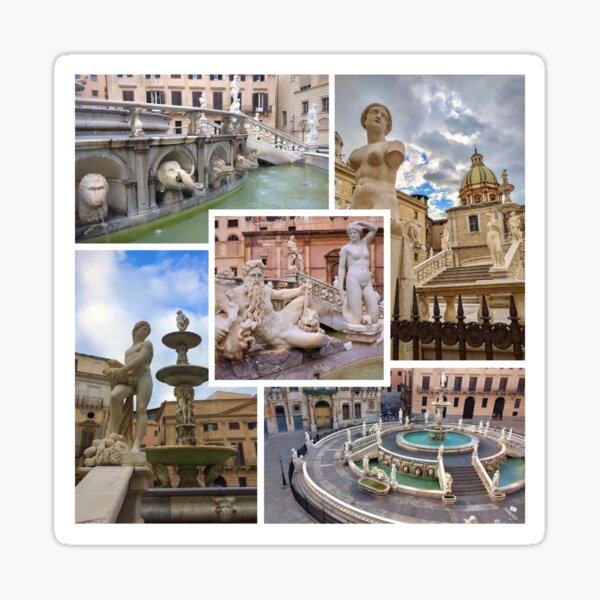 Item preview, Fontana Pretoria aka Fontana della Vergogna Palermo designed and sold by Angela Allyn.