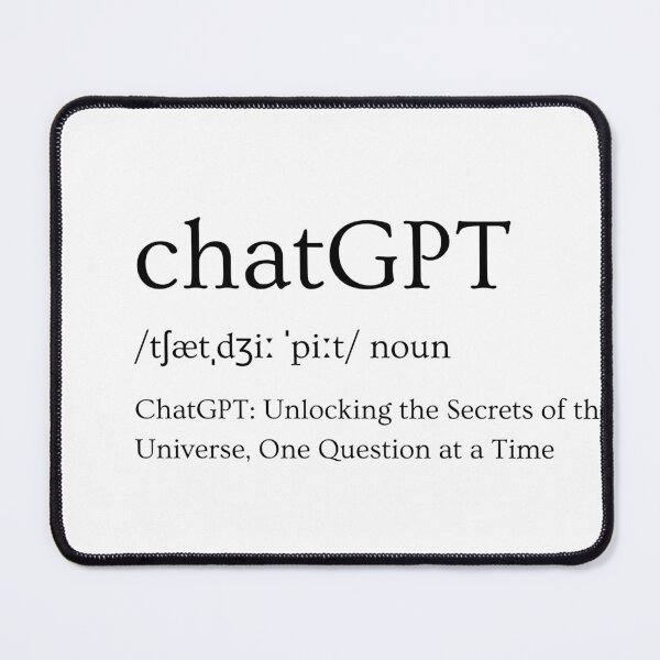 Item preview, ChatGPT: Unlocking the Secrets of the Universe, One Question at a Time designed and sold by DesignArtEmpire.