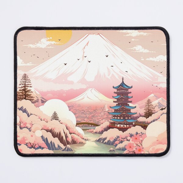 Item preview, Mount Fuji and Japan landscape designed and sold by vintageteahouse.