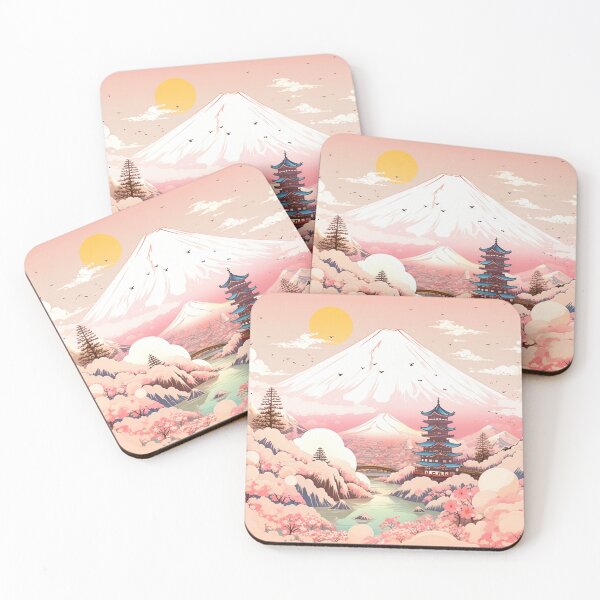 Item preview, Mount Fuji and Japan landscape designed and sold by vintageteahouse.